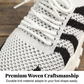 ✨Zapatillas deportivas casuales de punto transpirables para mujer: estilo, comodidad y soporte durante todo el día 👟💫