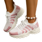 ✨Zapatillas deportivas casuales de punto transpirables para mujer: estilo, comodidad y soporte durante todo el día 👟💫