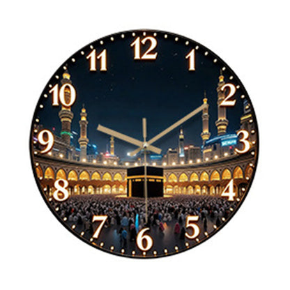 🕰️ Reloj de Pared Silencioso de Madera Creativo