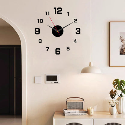 Juego de Reloj de Pared Acrílico Luminoso 3D DIY