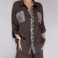 ✨👗 ¡OFERTA 50% OFF! Conjunto de Camisa de Lentejuelas y Pantalón de Pierna Ancha para Mujer – Elegancia Brillante y Estilo Sofisticado 💎