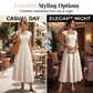 Vestido elegante de mujer con cuello cuadrado, corte en A y corte ajustado, vestido largo