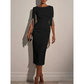 👗✨ ¡OFERTA 50% OFF! Vestido Midi Elegante para Mujer con Mangas de Perlas – Estilo Sofisticado, Cómodo y Perfecto para Oficina y Cena 💎🌸