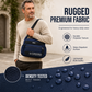 💧👜 Bolso Mensajero Urbano – Resistente al Agua, Multi-Compartmentos y Organización Perfecta para el Trabajo y la Universidad 🏙️💼
