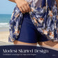 👙🔥 ¡OFERTA 50% OFF! Traje de Baño 2 Piezas para Mujer Talla Grande – Control de Abdomen, Falda Integrada y Elegancia en la Playa ✨