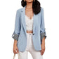 ⏰🔥 ¡OFERTA 50% OFF! 🧥✨ Blazer Elegante para Mujer – Silueta Entallada, Estilo Sofisticado y Look Chic para Oficina o Salidas 💃