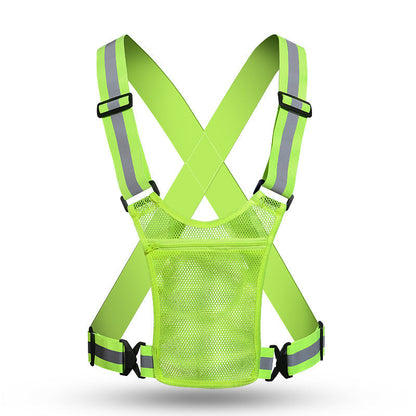 📢📢¡49 % DE DESCUENTO! 🦺✨ Chaleco Reflectante Alta Visibilidad – Bolsillo Práctico, Ajuste Cómodo y Seguridad Total para Correr de Noche y Día 🌙🏃‍♂️