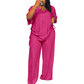 🔥⏰ ¡OFERTA 50% OFF! 👗 Conjunto de 2 Piezas para Mujer – Top con Escote en V + Pantalón de Pierna Ancha, Fresco y Elegante ✨