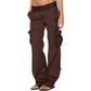 🔥 OFERTA ESPECIAL · -50% | Pantalón Cargo Vintage de Pierna Ancha para Mujer