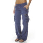 🔥 OFERTA ESPECIAL · -50% | Pantalón Cargo Vintage de Pierna Ancha para Mujer