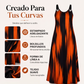 ✨ Vestido Largo de Rayas para Mujer Talla Grande – Sin Mangas, Cómodo y Elegante