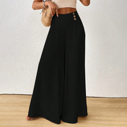 🔥⏰ ¡OFERTA 50% OFF! 👗Pantalón ancho fluido y holgado para mujer