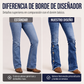 ⏰🔥 ¡OFERTA 50% OFF! 👖✨ Jeans acampanados desgastados de talle alto para mujer
