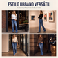 ⏰🔥 ¡OFERTA 50% OFF! 👖✨ Jeans acampanados desgastados de talle alto para mujer