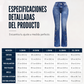 ⏰🔥 ¡OFERTA 50% OFF! 👖✨ Jeans acampanados desgastados de talle alto para mujer