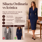 ⏰🔥 ¡OFERTA 50% OFF! 👗✨ Vestido blazer elegante asimétrico de mujer con cierre de botones simple