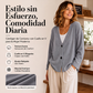🔥⏰ ¡OFERTA 50% OFF! 👚 Cárdigan de punto de pana con cuello en V para mujer