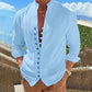 🔥 ¡OFERTA 50% OFF! ⏰ Camisa de manga larga informal de cuello de tortuga para hombre