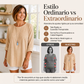 ⏰🔥 ¡OFERTA 50% OFF! 👗✨ Top casual de manga larga a rayas para mujer