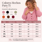 🔥⏰ ¡OFERTA 50% OFF! 👚 Cárdigan de punto con cuello con volantes para mujer