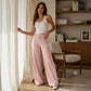 ⏰🔥 ¡OFERTA 50% OFF! 👖✨ Pantalones de Pierna Ancha para Mujer con Cordón Ajustable – Cómodos, Fluidos y Versátiles