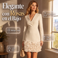 🌹 ¡A MITAD DE PRECIO! | Vestido Elegante con Detalle de Rosa