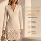 🌹 ¡A MITAD DE PRECIO! | Vestido Elegante con Detalle de Rosa