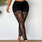🖤 ¡A MITAD DE PRECIO! | Pantalón de Encaje Transparente para Mujer