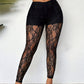 🖤 ¡A MITAD DE PRECIO! | Pantalón de Encaje Transparente para Mujer