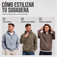 ⏰🔥 ¡OFERTA 50% OFF! 👔✨ Chaqueta vaquera casual de hombre con media cremallera