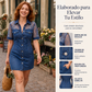 💙 ¡DENIM QUE ROBA MIRADAS! | Vestido Mini con Encaje -50%
