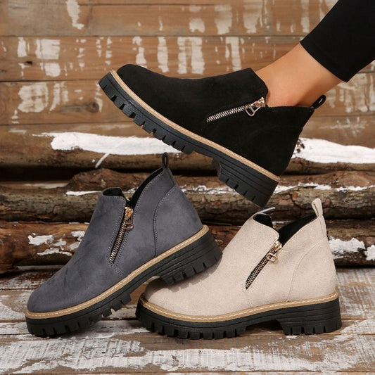 ✨ LOS BOTINES QUE COMBINAN CON TODO | Punta Redonda + Cierre Lateral -50%