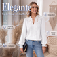 🔥 ¡50% DE DESCUENTO! | Blusa para Mujer con Encaje y Escote en V