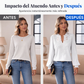 🔥 ¡50% DE DESCUENTO! | Blusa para Mujer con Encaje y Escote en V
