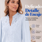 🔥 ¡50% DE DESCUENTO! | Blusa para Mujer con Encaje y Escote en V