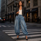 👖 ADIÓS A LOS JEANS APRETADOS | Pantalón Harem de Mezclilla -50%