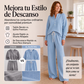 ☁️ DE CASA A LA CALLE | Conjunto Waffle de 2 Piezas para Mujer -50%