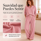 ☁️ DE CASA A LA CALLE | Conjunto Waffle de 2 Piezas para Mujer -50%