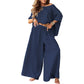 ✨ DOS PIEZAS, UN LOOK QUE DESTACA | Conjunto de Hombros Descubiertos + Pantalón Wide Leg -50%