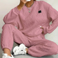 🤎 COMODIDAD CON ESTILO | Conjunto de Punto Trenzado 2 Piezas -50%