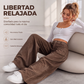 ✨ COMODIDAD QUE COMBINA CON TODO | Pantalón Wide Leg para Mujer -50%