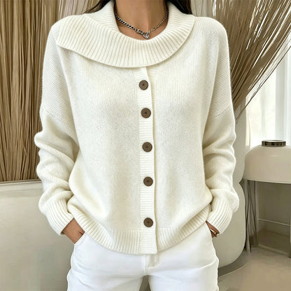 ✨ EL DETALLE QUE CAMBIA TODO EL LOOK | Cárdigan de Punto con Cuello Irregular -50%