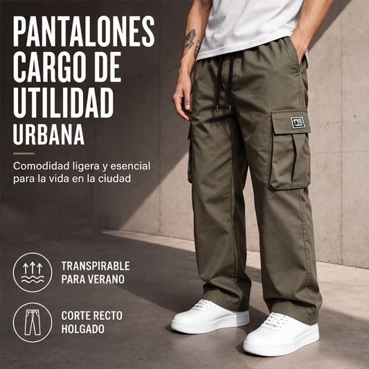 💥 ¡A MITAD DE PRECIO! | Pantalones Cargo Holgados para Hombre
