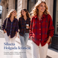 ⏰🔥 ¡OFERTA 50% OFF! 🧶✨ Cárdigan de Punto a Cuadros para Mujer – Corte Oversize, Suave y Estilo Casual sin Esfuerzo