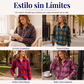 ⏰🔥 ¡OFERTA 50% OFF! 🧶✨ Cárdigan de Punto a Cuadros para Mujer – Corte Oversize, Suave y Estilo Casual sin Esfuerzo