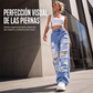⏰🔥 ¡OFERTA 50% OFF! 👖✨ Vaqueros Cargo de Pierna Ancha para Mujer – Estilo Streetwear, Tiro Alto y Silueta Estilizada