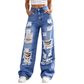 ⏰🔥 ¡OFERTA 50% OFF! 👖✨ Vaqueros Cargo de Pierna Ancha para Mujer – Estilo Streetwear, Tiro Alto y Silueta Estilizada