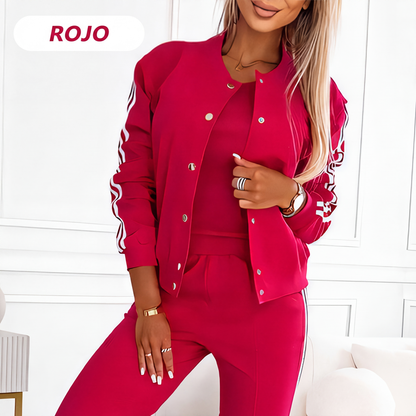 🏆¡Más vendido!🏆👚 Conjunto de 3 piezas: comodidad informal, estilo sin esfuerzo.