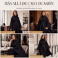 Abrigo capa elegante para mujer con cuello alto✈Envío gratuito