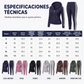 Conjunto de sudadera con capucha y cremallera a rayas para mujer, con pantalones a juego